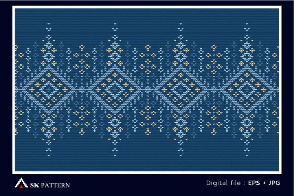 Embroidery Pattern and Knitted Repeat Review
