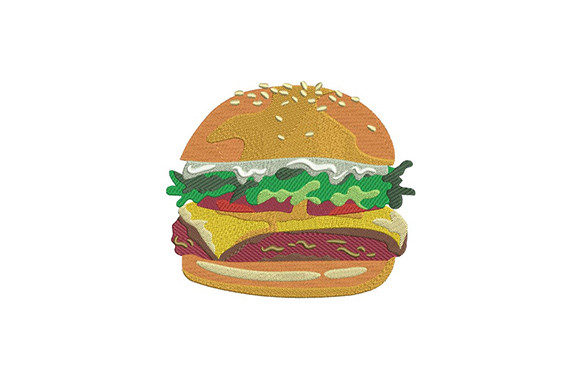 Ham Cheese Burger Embroidery Design Review