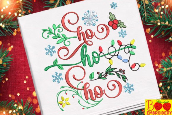 Ho Ho Ho Embroidery Review for Holiday Collections