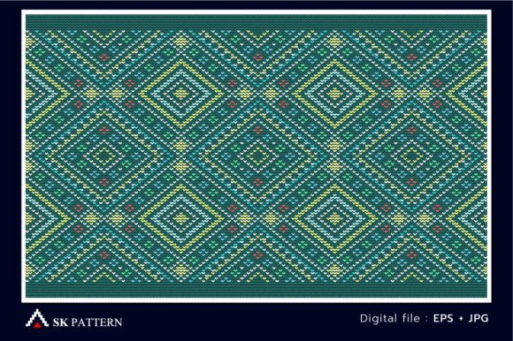 Knitted Pattern Embroidery Seamless Review