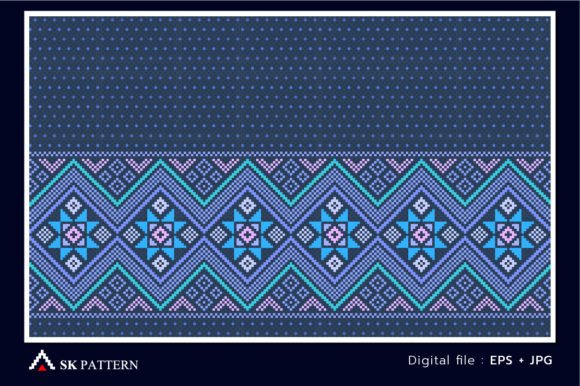 Pixel Ethnic Pattern Vector Embroidery Review