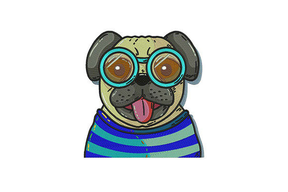 Pug Head Embroidery Design Review