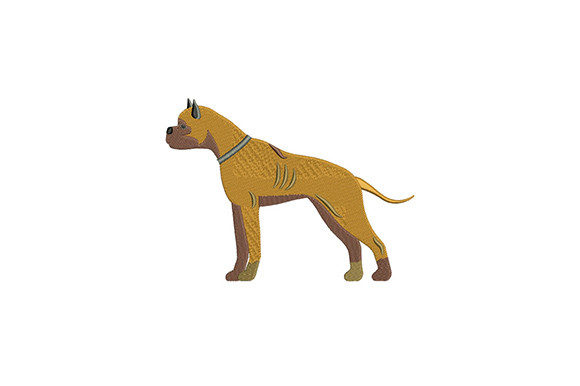 Staffy Terrier Embroidery Design Review