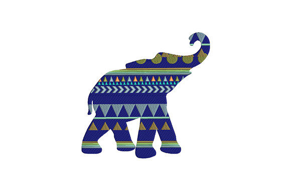 Trunk Up Elephant Embroidery Review